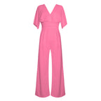 Jumpsuit donna dettaglio scollo V
