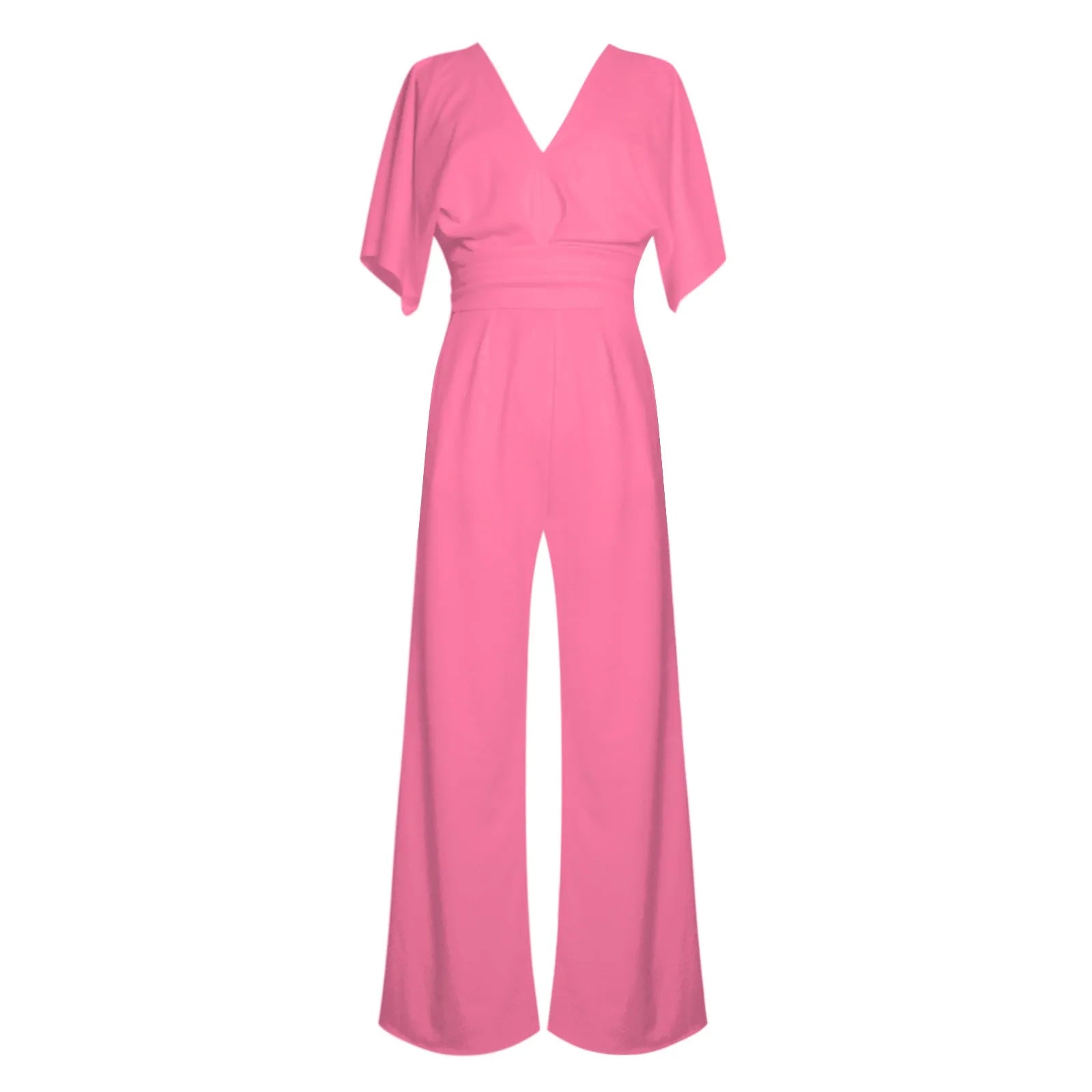 Jumpsuit donna dettaglio scollo V