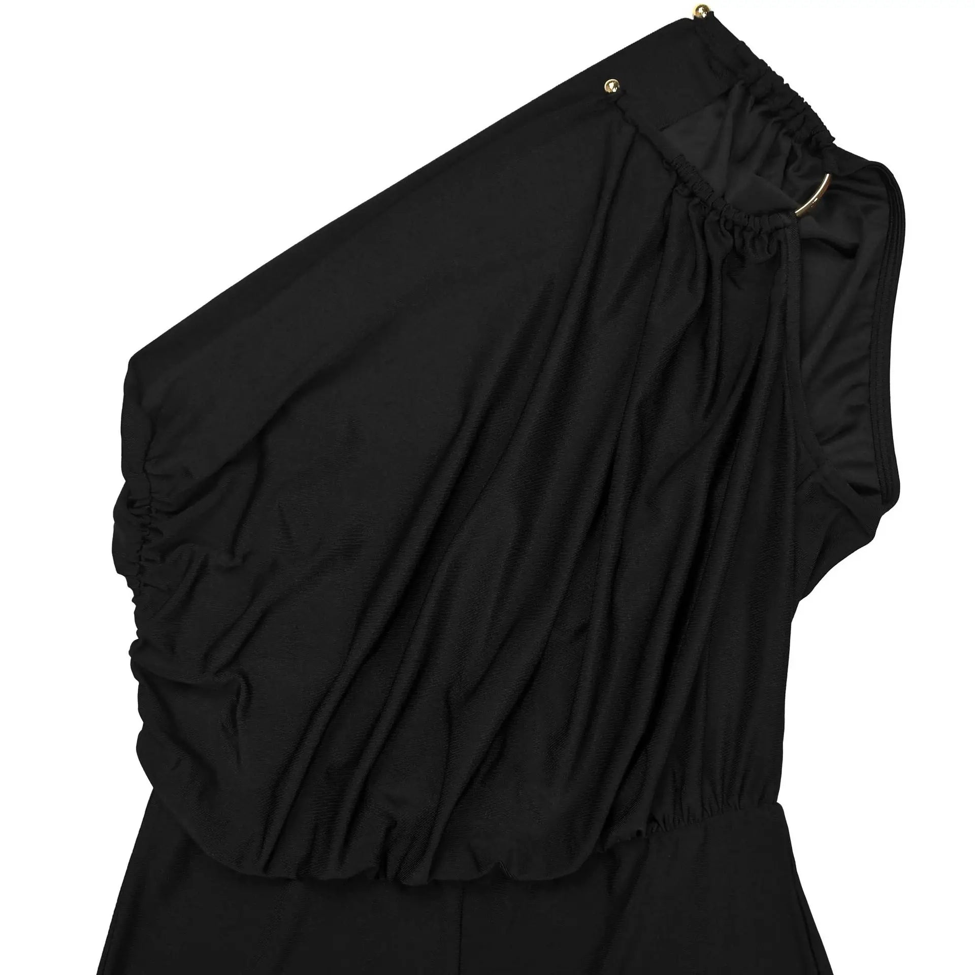 Jumpsuit donna senza spalline gamba larga - dettaglio